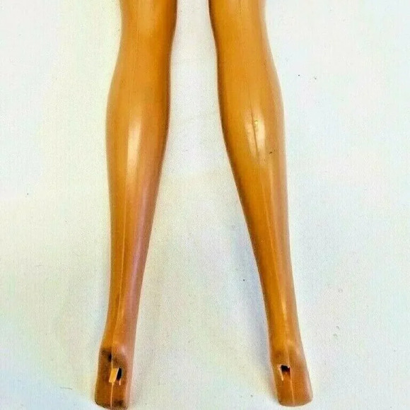 MATTEL BARBIE Doll Blond Hair Blue Eyes White Dress 12" Tall Used - Picture 9 of 11